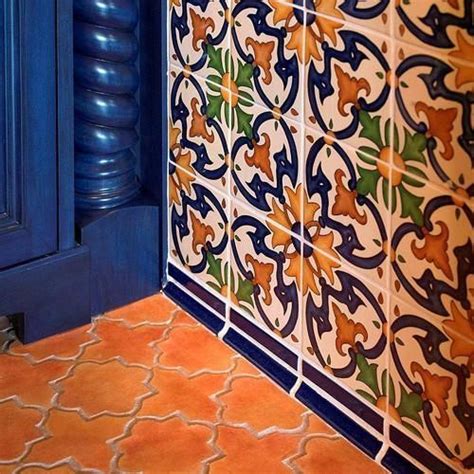 Spanish Tiles Create Vibrant Patterns For A Kitchen Backsplash Hand Painted Spanish Wall Tile