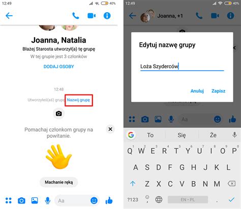 Jak Zrobić Grupę Na Messengerze I Ustawić Jej Nazwę Kolory I Emoji