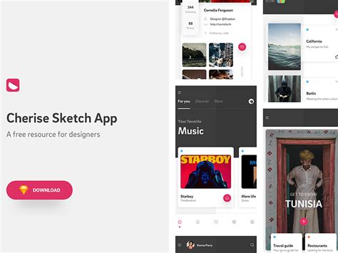 Cherise Sketch App Free Design Resource Download By Andrew Chraniotis
