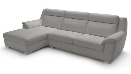 Manor Leather Right 3a Sofa Bed Left Chaise Grey 