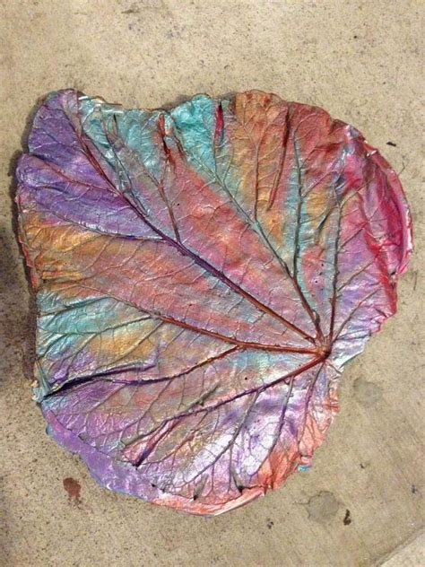 259 best images about DIY Cement Concrete Leaf Casting on Pinterest