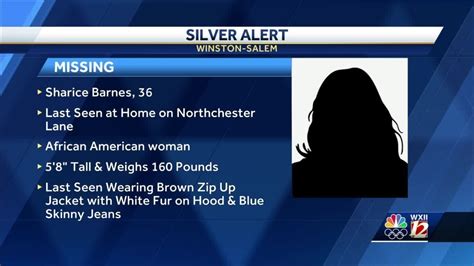 Winston Salem Silver Alert Issued For Woman Possibly Headed Toward Greensboro Youtube