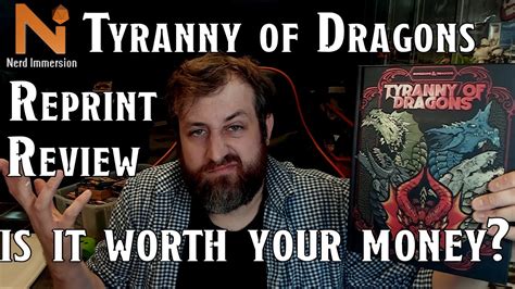 Tyranny Of Dragons Reprint Review Nerd Immersion Youtube