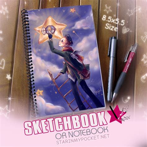To Light A Star Sketchbook Or Notebook Journal Starinmypocket