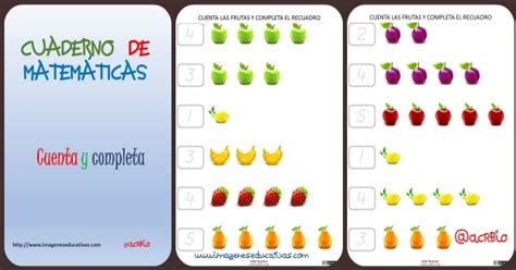 Como aser el cuadernillo 6. Cuadernillo cuenta y completa, aprendemos los números ...