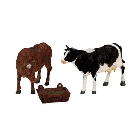 Figurines Feeding Cow Bull X3 Lemax Desjardinsfr