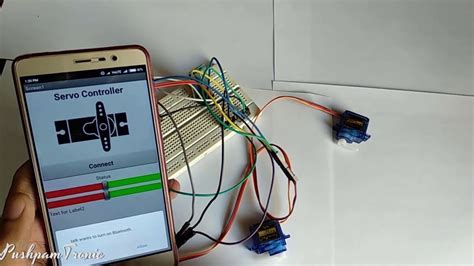 Arduino Tutorial Multi Servo Control Via Bluetooth Using Arduino App