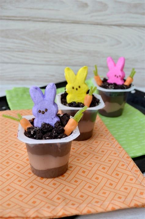 Whoever unwraps each layer has to solve the riddle to win an egg. Quick and Easy Peeps Pudding Cups - Great for Spring and ...