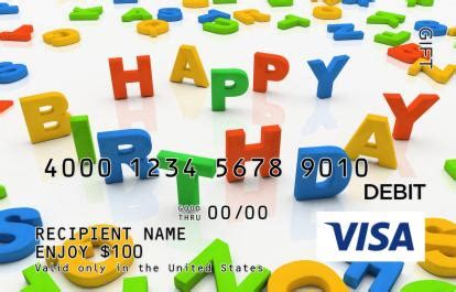 You will receive important information regarding the visa gift card such as how to. Colorful Birthday Visa Gift Card | GiftCardMall.com