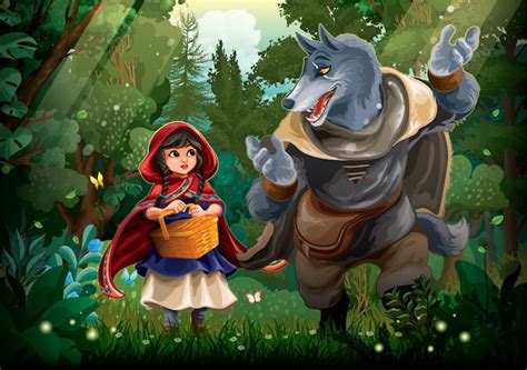 little red riding hood and the big bad wolf book bmp place