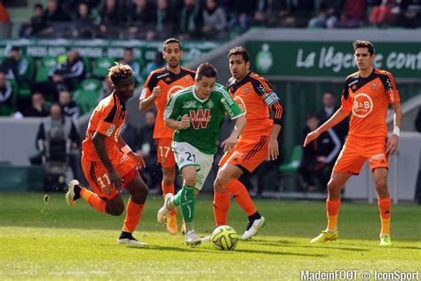 Lineups, replacements, goals, assists, cards, substitutions and player rate. Photos Foot - Romain HAMOUMA - 08.03.2015 - Saint Etienne ...