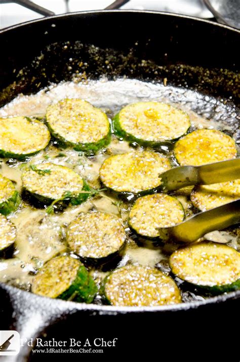 And don't forget about the question above — if you know how long and at what temp to make zucchini chips in the oven, please fill us in. Sauteed Zucchini with Thyme | I'd Rather Be A Chef