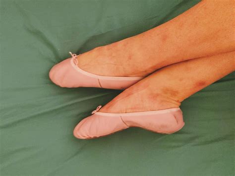 Pink Leather Ballet Slippers And Nothing Else Ballet Sli
