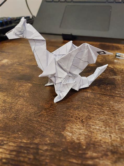 Jo Nakashimas Dragon Folded 1st Time By Me Not The Appropriate Paper But Awesome Anyway