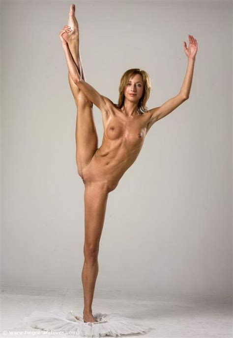 Naked Ballet Stretching Cumception