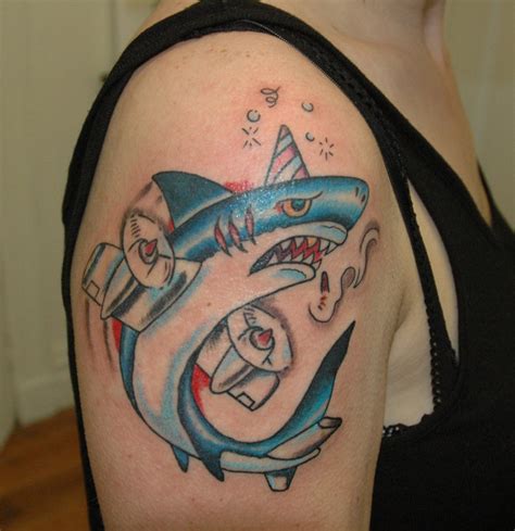 3d Shark Tattoo Tattoos Photo Gallery