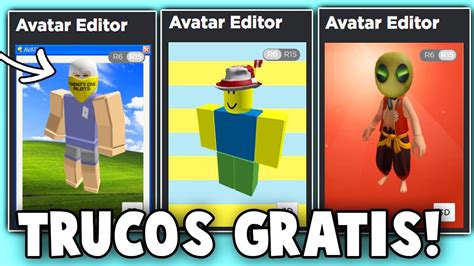 Mejores Trucos Para El Avatar Usando Objetos Gratis Roblox 2021