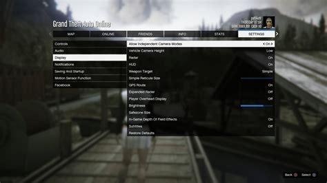 Gta 5 Guide How To Configure First Person Views On Ps4