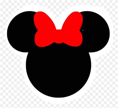 Disney Minnie Head Svg