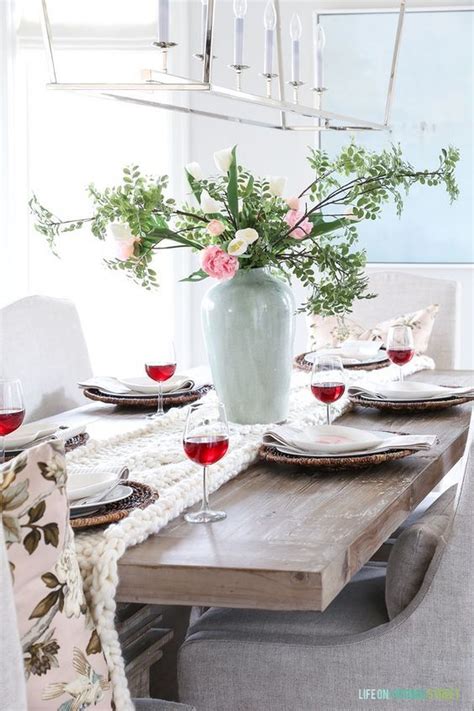Inspiring Romantic Dining Table Decor Ideas 15 Magzhouse