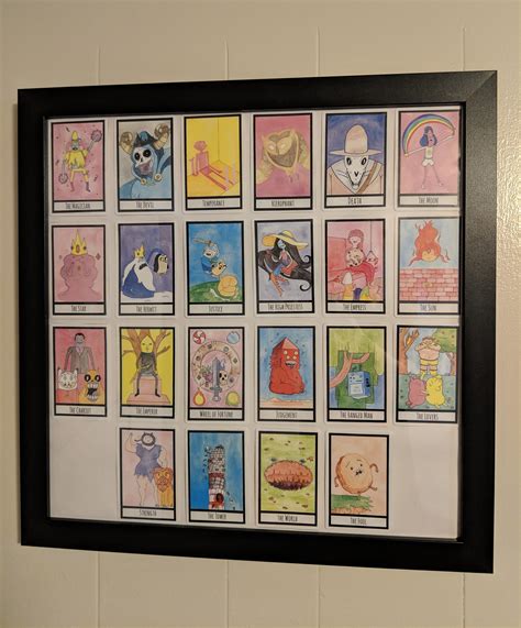 Got my Adventure Time Tarot cards and decided to hang them up ...