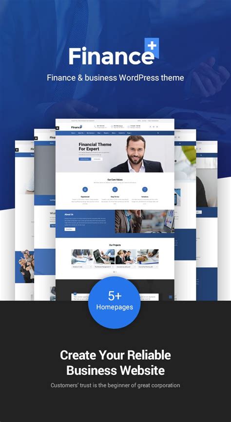 Here are the best wordpress themes for financial sites. FinancePlus - Consulting Business WordPress Theme (With ...