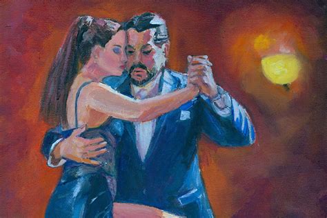 Tango Romantico Poster Or Print Tango Art Dance Art Canvas Etsy