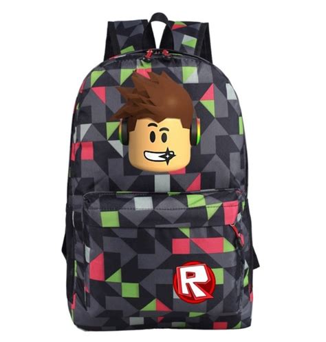 Roblox Game Casual Backpack For Teenagers Kids Boys Children Student