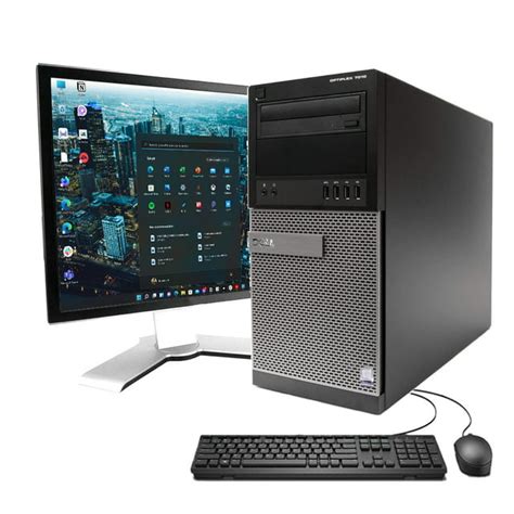 Dell Optiplex 790 Desktop Tower Computer Bundle With Monitor Not