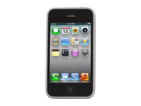 Apple Iphone 3gs 8gb Black Cell Phone For Atandt Service Only Mc555lla