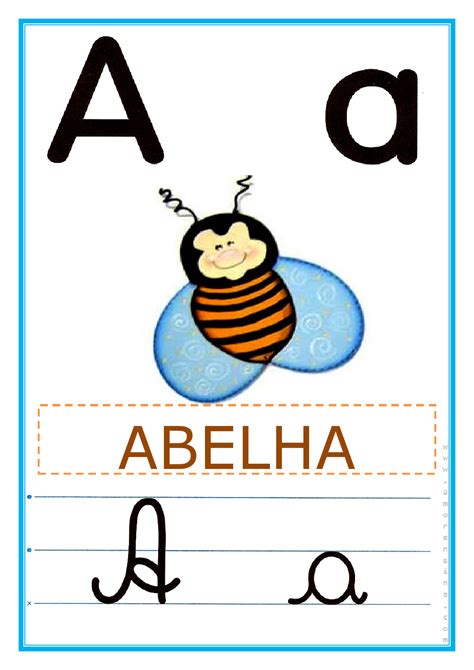 Alfabeto Para Sala De Aula Alfabeto Ilustrado Para Imprimir Cursiva