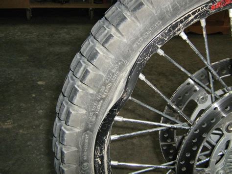 Bent Motorcycle Wheel Repair