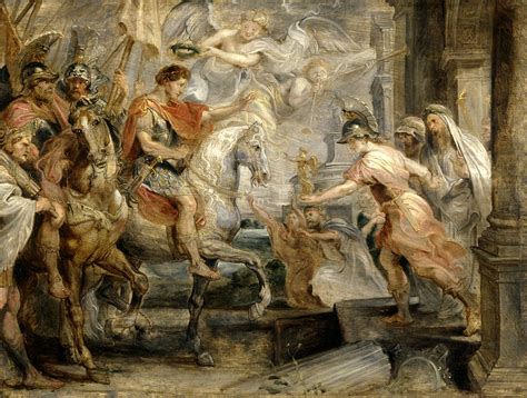 Triumphant Entry Of Constantine Into Rome Painting By Peter Paul Rubens