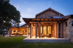 Modern Rustic Barn Style Retreat Texas Hill Country House Plans 116970