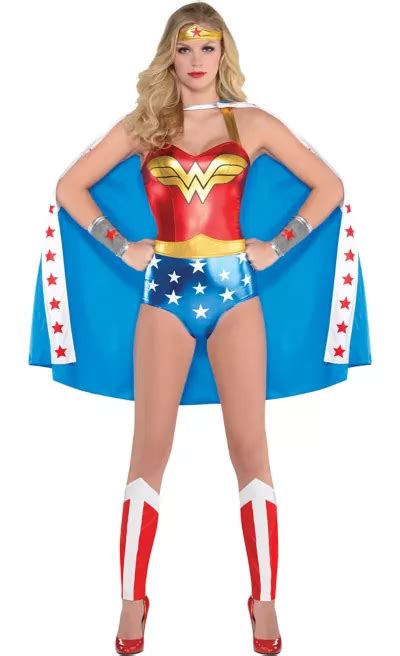 Adult Wonder Woman Bodysuit Costume Party City