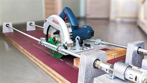 How To Make A Motorized Sliding Saw At Home Circular Saw Hand