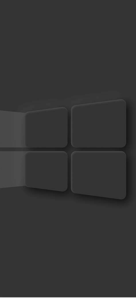 1440x3160 Windows 10 Dark Mode Logo 1440x3160 Resolution Wallpaper Hd