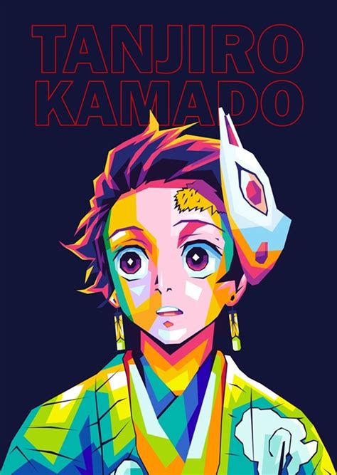 Tanjiro Kamado Posters And Prints By Indah Kurniani Printler