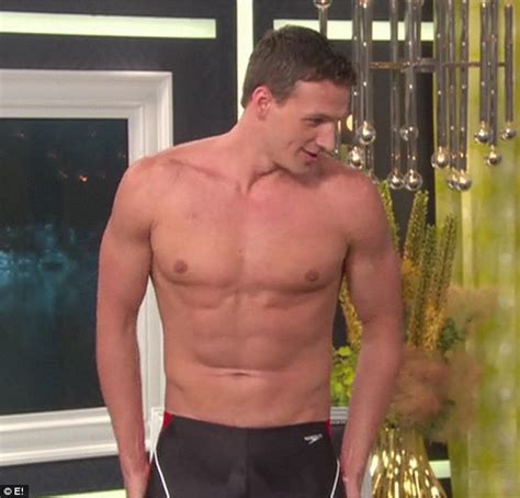 ryan lochte is an arresting sight as he strips down to reveal his gold medal muscles on fashion