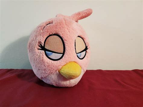 Angry Birds Plush Stella Pink Toy 8 W Sound Rovio 3772490024
