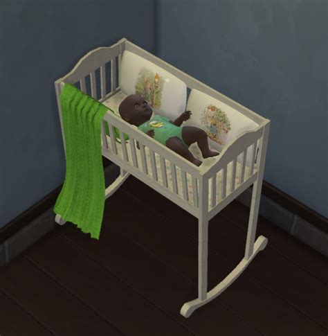4 Recolors Of Dorosimfan1s Baby Cradle By Avalanche At Sims Marktplatz