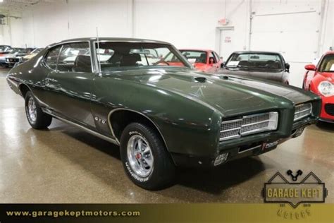 1969 Pontiac Gto Coupe Verdoro Green Coupe 455 V8 51903 Miles
