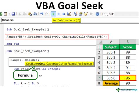 Vba Goal Seek How To Use Goal Seek To Find Value In Excel Vba