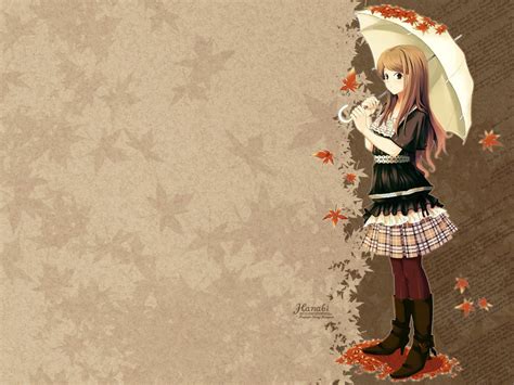 When anime is defined as a style rather than as a national product, it leaves open the possibility of anime being produced in other countries, but this has been contentious amongst fans, with john oppliger stating, the insistence on referring to original american art as japanese anime or manga robs the work of its cultural identity. Autumn Anime Girl Wallpaper and Background Image | 1600x1200 | ID:750127 - Wallpaper Abyss