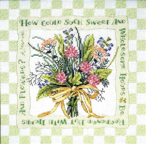Maybe you would like to learn more about one of these? Herb Bouquet - cross stitch pattern by Dimensions