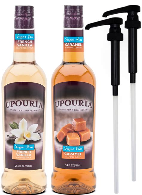 Buy Upouria Syrup Sugar Free Coffee Syrup Variety Pack French Vanilla