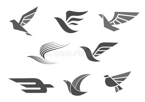Bird Symbols Stock Vector Illustration Of Isolated Hope 17750704