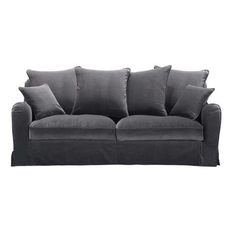 Eine couch soll nicht nur einen bequemen sitzplatz bieten, sondern auch schön aussehen. Sofa Dreisitzer, nicht ausziehbar, grau - Bovary Bovary ...