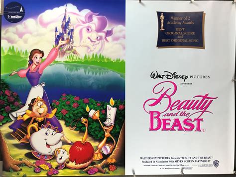 Beauty And The Beast Original Walt Disney Movie Poster Original