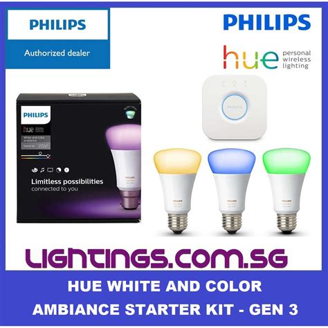 Philips Hue Colour Gen 3 Starter Kit Limited Set Promo Shopee Singapore